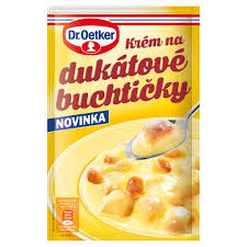 Dr. Oetker Krém na dukátové buchtičky - směs v prášku pro přípravu krému 30 g VÝPRODEJ MDT: 9/24